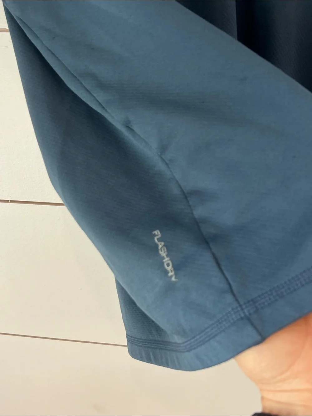The North Face Men's Short-Sleeve FlashDry Polo in Deep Teal